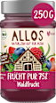Fruchtaufstrich, Frucht Pur Waldfrucht 75% Frucht ALLOS