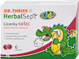 Lízanky HerbalSept Kids Kašeľ  DR.THEISS