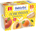 Früchte Feine Früchte Gartenfrüchte nach dem 4. Monat (4x100 g) Bebivita