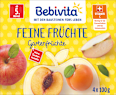 Früchte Feine Früchte Gartenfrüchte nach dem 4. Monat (4x100 g) Bebivita