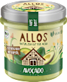 Brotaufstrich aufs Brot Avocado ALLOS