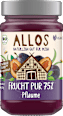 Fruchtaufstrich, Frucht Pur Pflaume 75% Frucht ALLOS