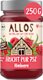 Fruchtaufstrich, Frucht Pur Himbeere 75% Frucht ALLOS