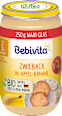 Frucht & Getreide Zwieback in Apfel-Banane, ab dem 5. Monat  Bebivita