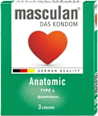 Anatomic prezervativ Masculan