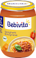 Menü Spaghetti Bolognese ab dem 5. Monat Bebivita