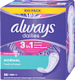 Ščitniki perila dailies Normal Fresh & Protect, veliko pakiranje always