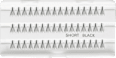 Künstliche Wimpern Permanent Individual Lashes 1 Short Black ARTDECO