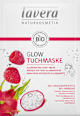 Tuchmaske Glow mit Drachenfrucht & Bio-Himbeere lavera NATURKOSMETIK