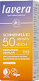 Sonnenfluid Sensitiv Gesicht & Dekolleté LSF 50 lavera NATURKOSMETIK