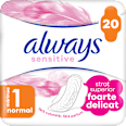 Damski vložki Sensitive duo Normal Plus, velikost 1 always