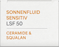 Sonnenfluid Sensitiv Gesicht & Dekolleté LSF 50 lavera NATURKOSMETIK