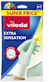 Guanti Extra Sensation taglia S vileda