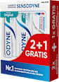 Zahnpasta Set MultiCare Original 2 +1 Gratis Sensitivität & Zahnfleisch Sensodyne