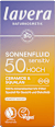 Sonnenfluid Sensitiv Gesicht & Dekolleté LSF 50 lavera NATURKOSMETIK