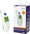 Fieberthermometer SC 8360 kontaktlos Infrarot mit LED Fieberalarm SCALA
