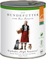 Nassfutter Hund mit Bio Truthahn, high sensitive Defu
