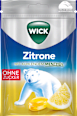 Bonbon, Zitrone mit Menthol, zuckerfrei Wick