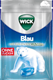 Bonbons Blau mit Menthol zuckerfrei Wick