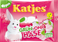 Fruchtgummi Grün-Ohr Hase Katjes