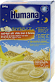 Mlečna kaša za laku noć sa celim zrnom žita i bananom, od 6 meseca Humana