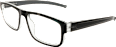 dioptrické brýle na čtení +1,5 Dp, černošedé visiomax