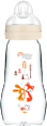 Babyflasche aus Glas Feel Good matt, creme, von Geburt an, 260 ml  mam