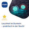 Schnuller Original Night blau/grau 6-16 Monate mam
