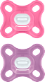 Schnuller Comfort Silikon pink/lila 0-3 Monate mam
