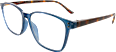 dioptrické brýle na čtení +1,5 Dp, modrohnědé visiomax