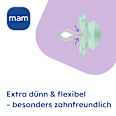 Schnuller Perfect Silikon, creme/mint, 0-6 Monate mam