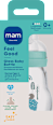 Babyflasche aus Glas Feel Good matt, mint, von Geburt an, 170 ml  mam