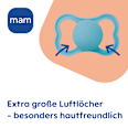 Schnuller Supreme grün/grau 6-16 Monate mam