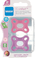 Schnuller Comfort Silikon pink/lila 0+ Monate mam