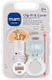 Schnullerband Clip it! & Cover, beige mam