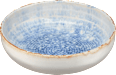 Müslischale aus Keramik, blau/weiß (17x10,6cm) keine Marke