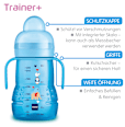 Trinklernflasche Trainer, blau, ab 4. Monat, 220 ml mam