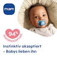 Schnuller Original Silikon, rosa/flieder, 0-6 Monate mam