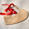 Holzbrett "für Dich", Herzform Dekorieren & Einrichten