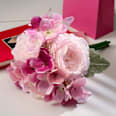 Frühlingsstrauß Hortensie/Ranunkel, altrosa Dekorieren & Einrichten