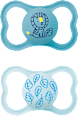 Schnuller Supreme Silikon, blau, 6-16 Monate mam