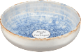Müslischale aus Keramik, blau/weiß (17x10,6cm) keine Marke