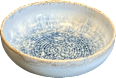 Müslischale aus Keramik, blau/weiß (17x10,6cm) keine Marke