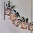 Adventskalender-Säckchen DIY, beige Dekorieren & Einrichten