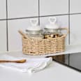 Glasvorratsdosen im Körbchen Dekorieren & Einrichten