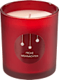 Duftkerze im Glas "Frohe Weihnachten", rot Dekorieren & Einrichten