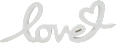 Holzschriftzug 'love' weiß Dekorieren & Einrichten