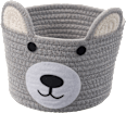 Aufbewahrungskorb Bär, grau keine Marke