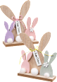 Holzhase "Frohe Ostern" Dekorieren & Einrichten