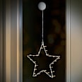 LED Metallstern, weiß, warmweiß (30er) Dekorieren & Einrichten